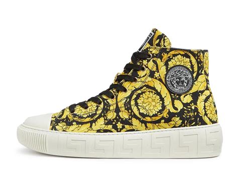 versace greca high top|Versace barocco greca.